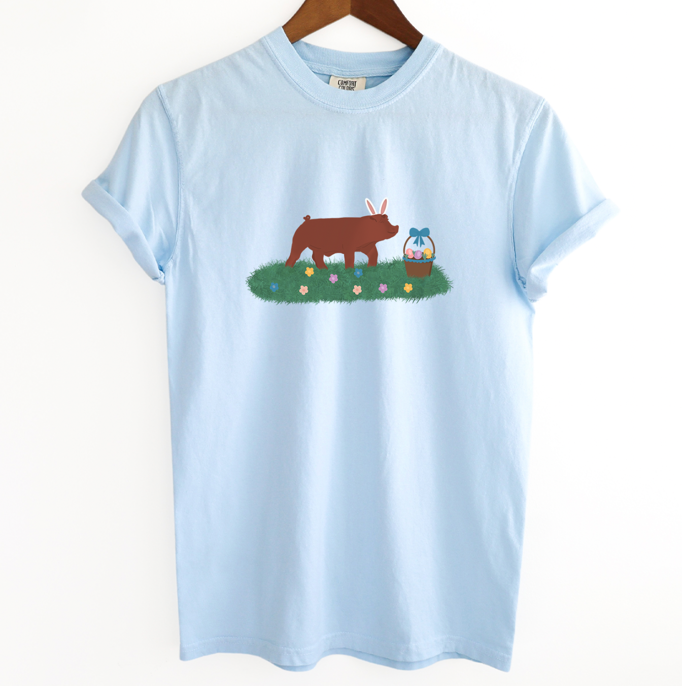 Easter Pig ComfortWash/ComfortColor T-Shirt (S-4XL) - Multiple Colors!