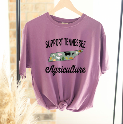 Support Tennessee Agriculture ComfortWash/ComfortColor T-Shirt (S-4XL) - Multiple Colors!