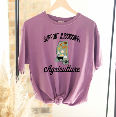 Support Mississippi Agriculture ComfortWash/ComfortColor T-Shirt (S-4XL) - Multiple Colors!