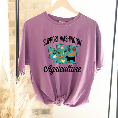 Support Washington Agriculture ComfortWash/ComfortColor T-Shirt (S-4XL) - Multiple Colors!