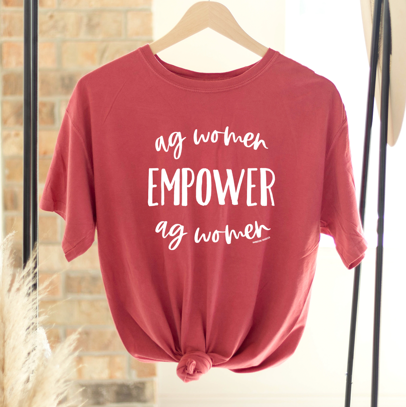 Ag Women Empower White Ink ComfortWash/ComfortColor T-Shirt (S-4XL) - Multiple Colors!