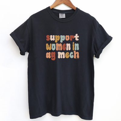Boho Support Women In Ag Mech ComfortWash/ComfortColor T-Shirt (S-4XL) - Multiple Colors!
