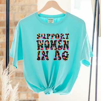 Fiesta Support Women In Ag ComfortWash/ComfortColor T-Shirt (S-4XL) - Multiple Colors!