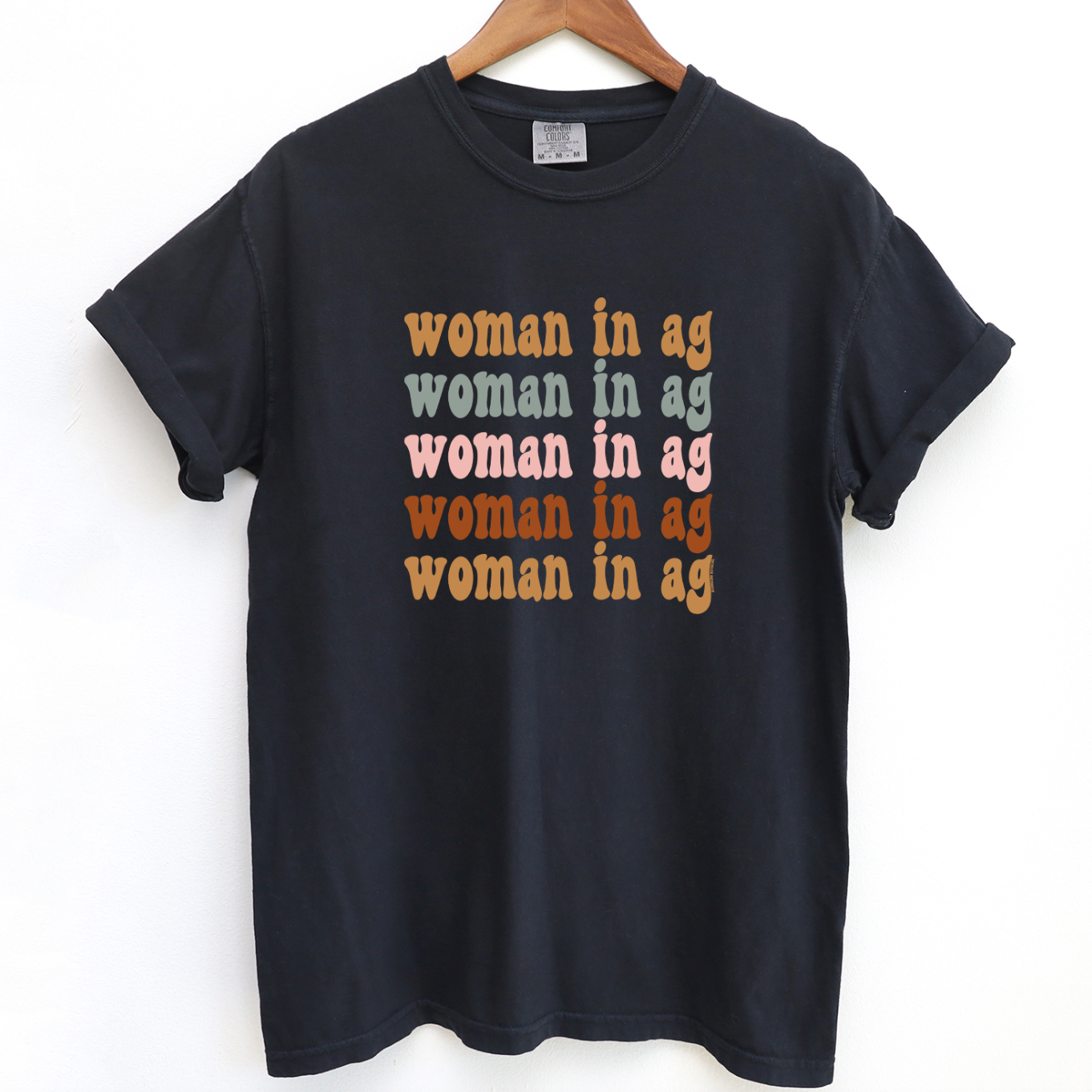 Groovy Women In Ag ComfortWash/ComfortColor T-Shirt (S-4XL) - Multiple Colors!