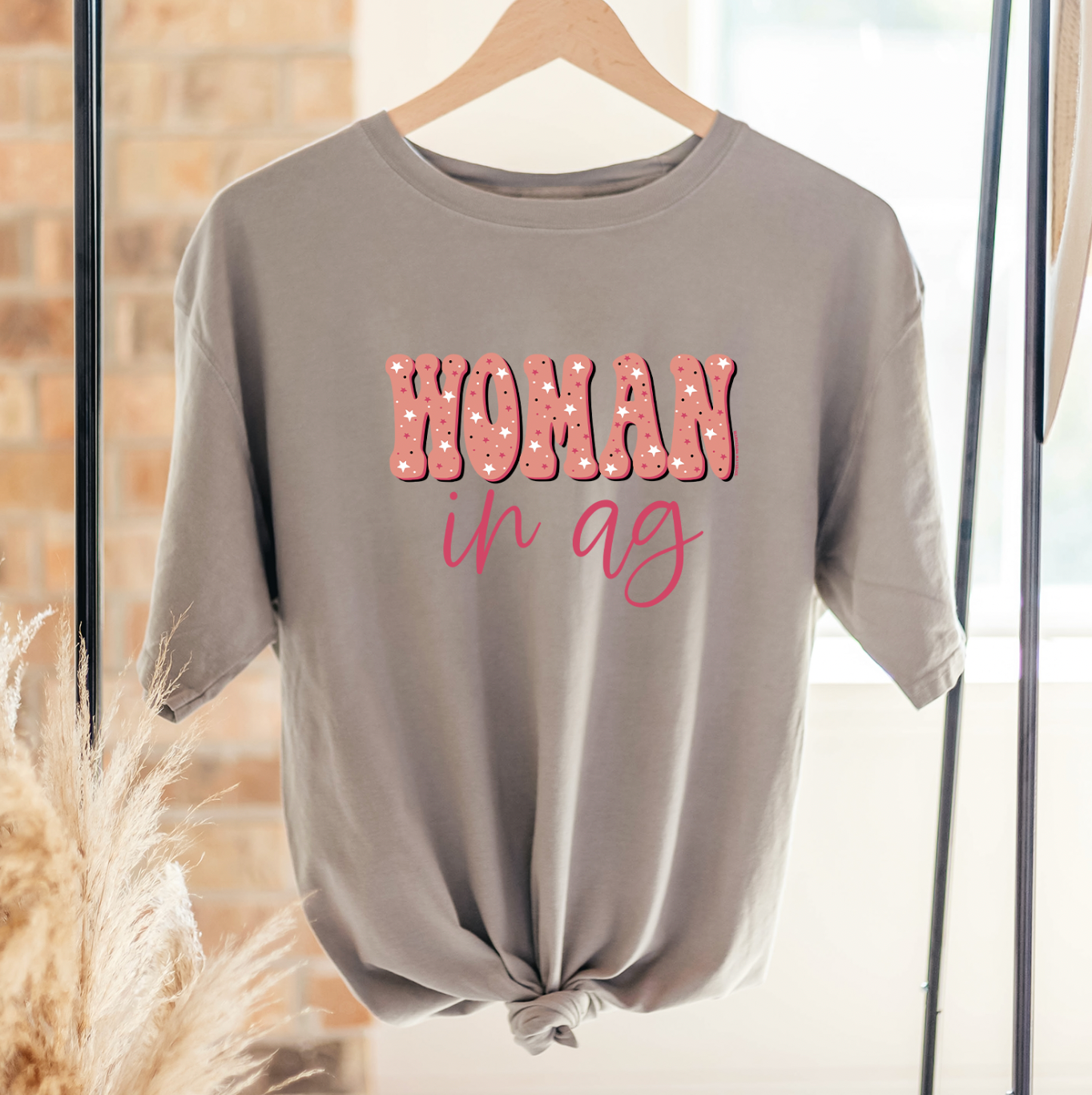 Star Woman In Ag ComfortWash/ComfortColor T-Shirt (S-4XL) - Multiple Colors!