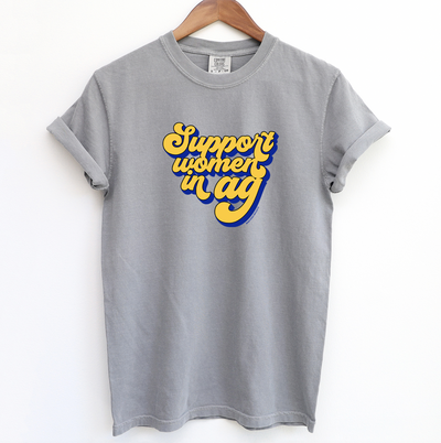 Retro Support Women In Ag FFA ComfortWash/ComfortColor T-Shirt (S-4XL) - Multiple Colors!