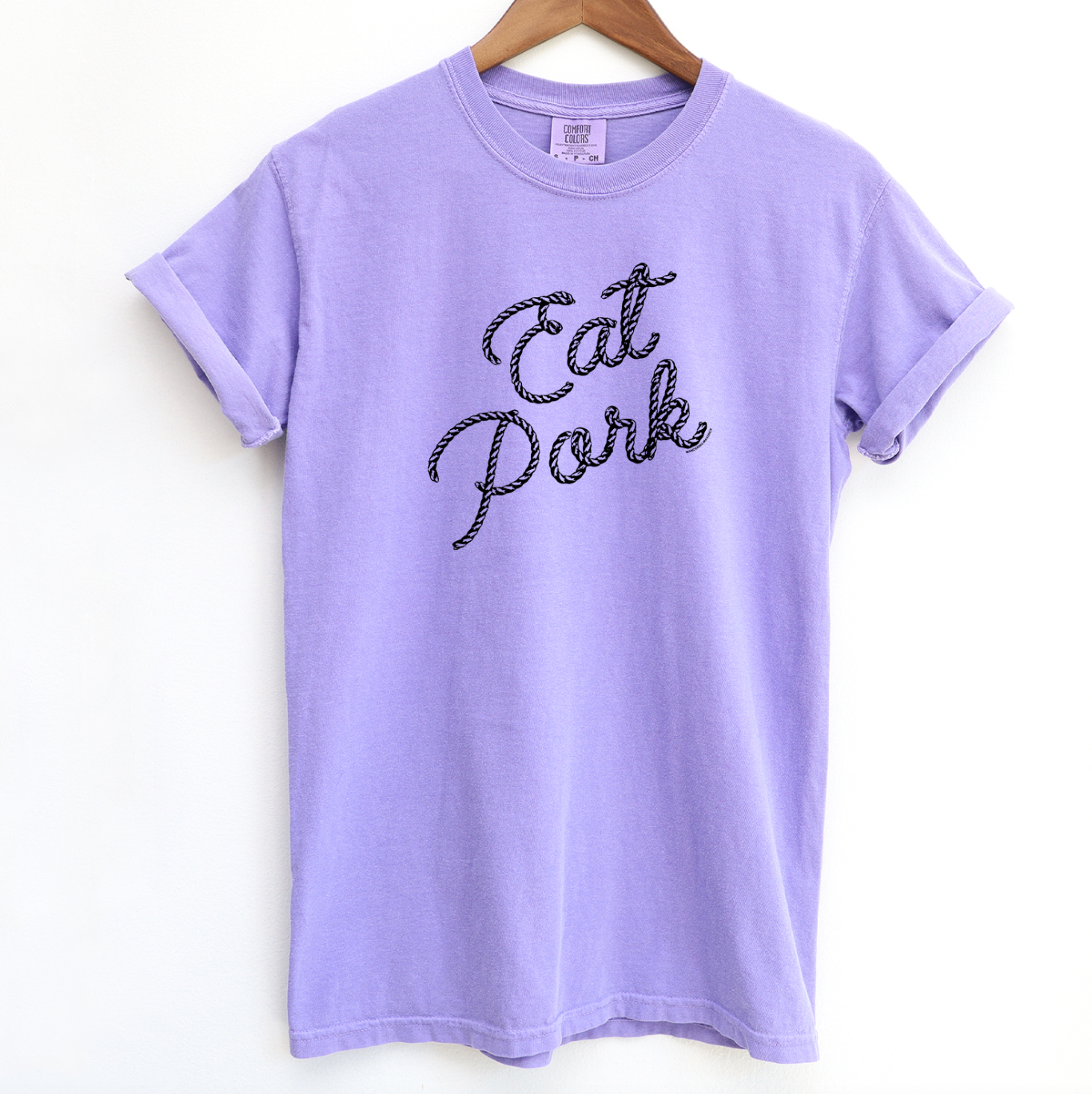 Rope Eat Pork ComfortWash/ComfortColor T-Shirt (S-4XL) - Multiple Colors!
