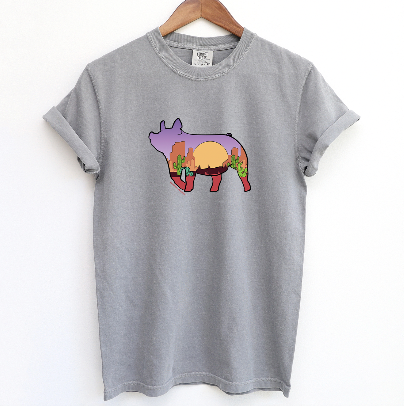 Desert Pig ComfortWash/ComfortColor T-Shirt (S-4XL) - Multiple Colors!