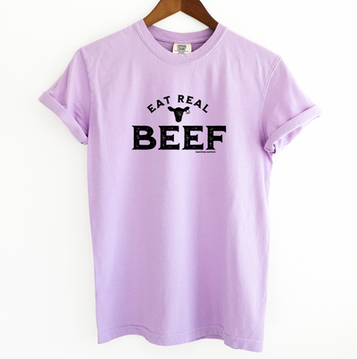 Eat Real Beef ComfortWash/ComfortColor T-Shirt (S-4XL) - Multiple Colors!