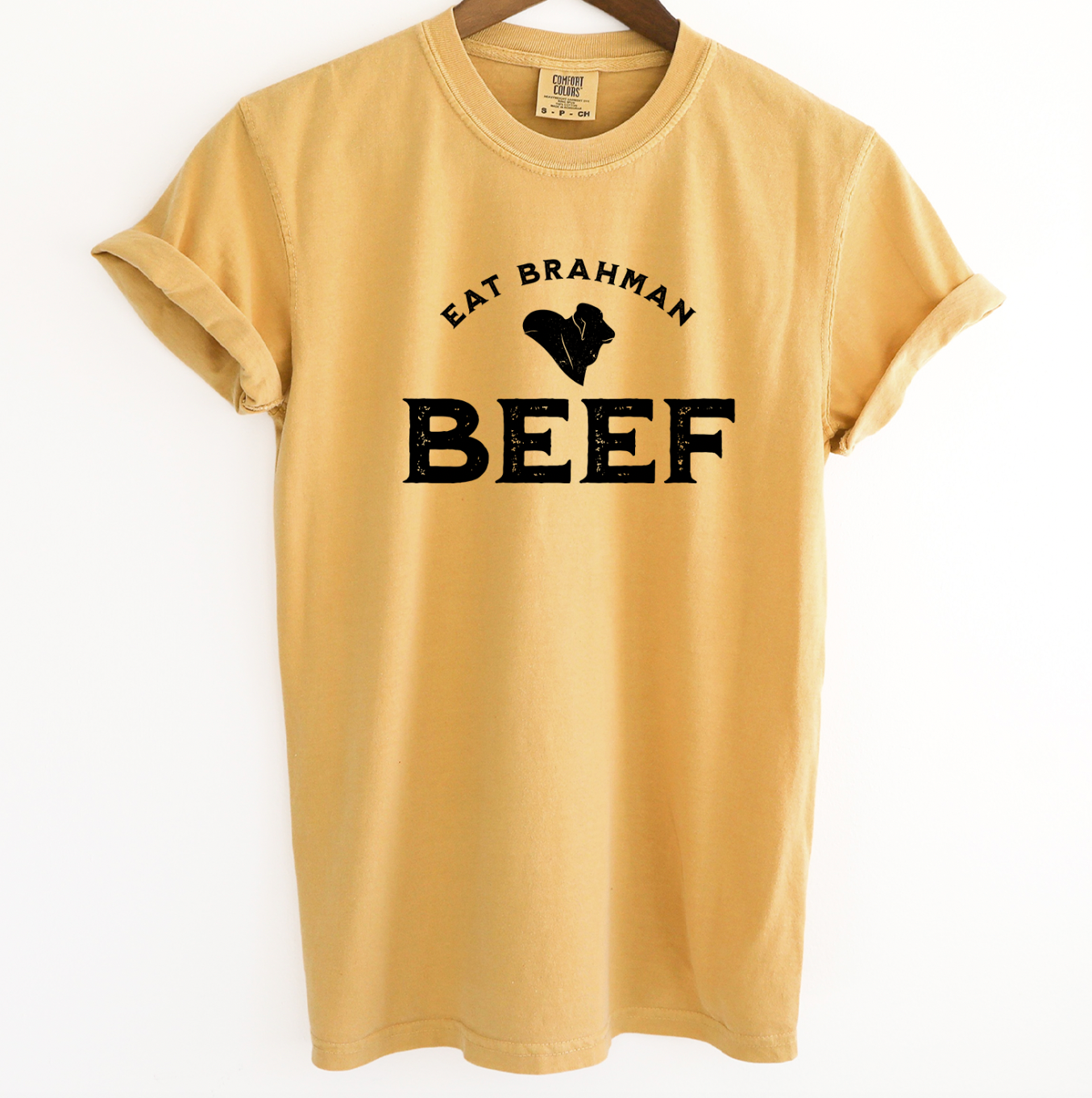 Eat Brahman Beef ComfortWash/ComfortColor T-Shirt (S-4XL) - Multiple Colors!