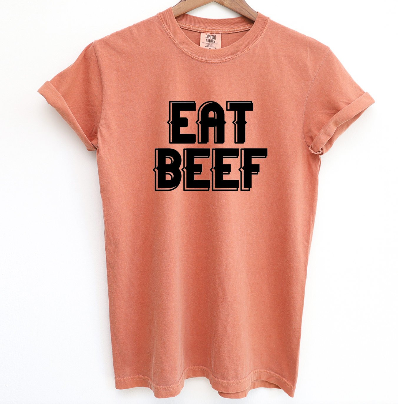 Eat Beef ComfortWash/ComfortColor T-Shirt (S-4XL) - Multiple Colors!
