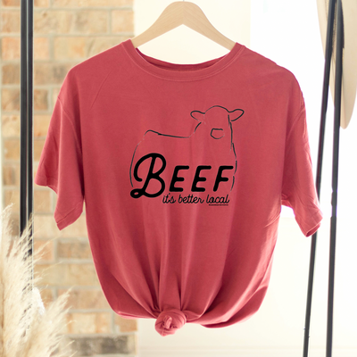 Beef It's Better Local ComfortWash/ComfortColor T-Shirt (S-4XL) - Multiple Colors!