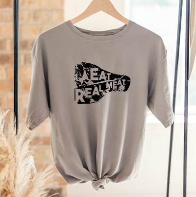 Eat Real Meat ComfortWash/ComfortColor T-Shirt (S-4XL) - Multiple Colors!