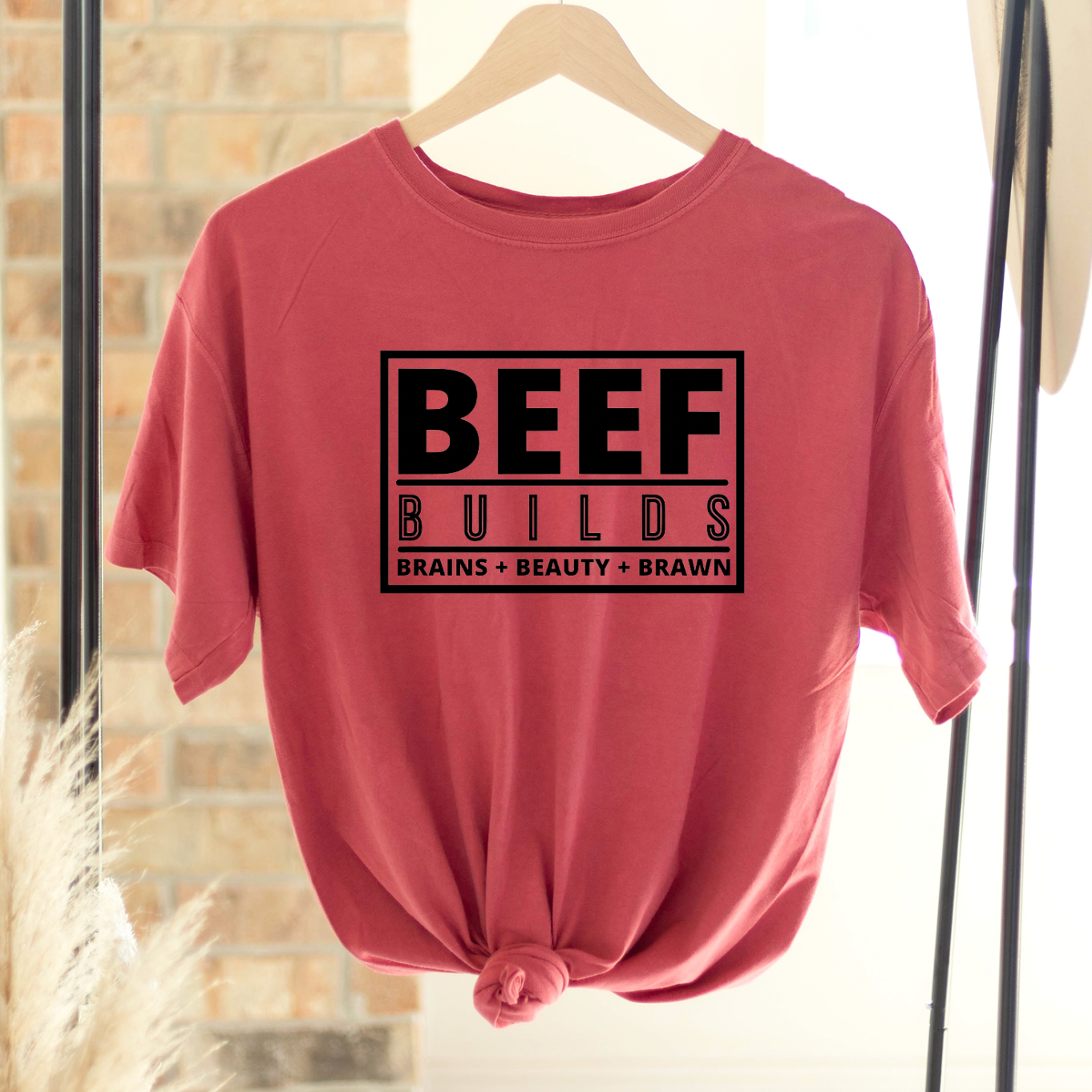 Beef Builds ComfortWash/ComfortColor T-Shirt (S-4XL) - Multiple Colors!
