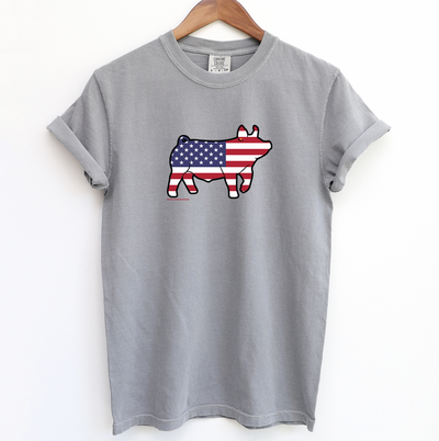 Patriotic Pig ComfortWash/ComfortColor T-Shirt (S-4XL) - Multiple Colors!