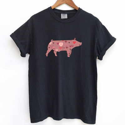 Valentines Pig ComfortWash/ComfortColor T-Shirt (S-4XL) - Multiple Colors!