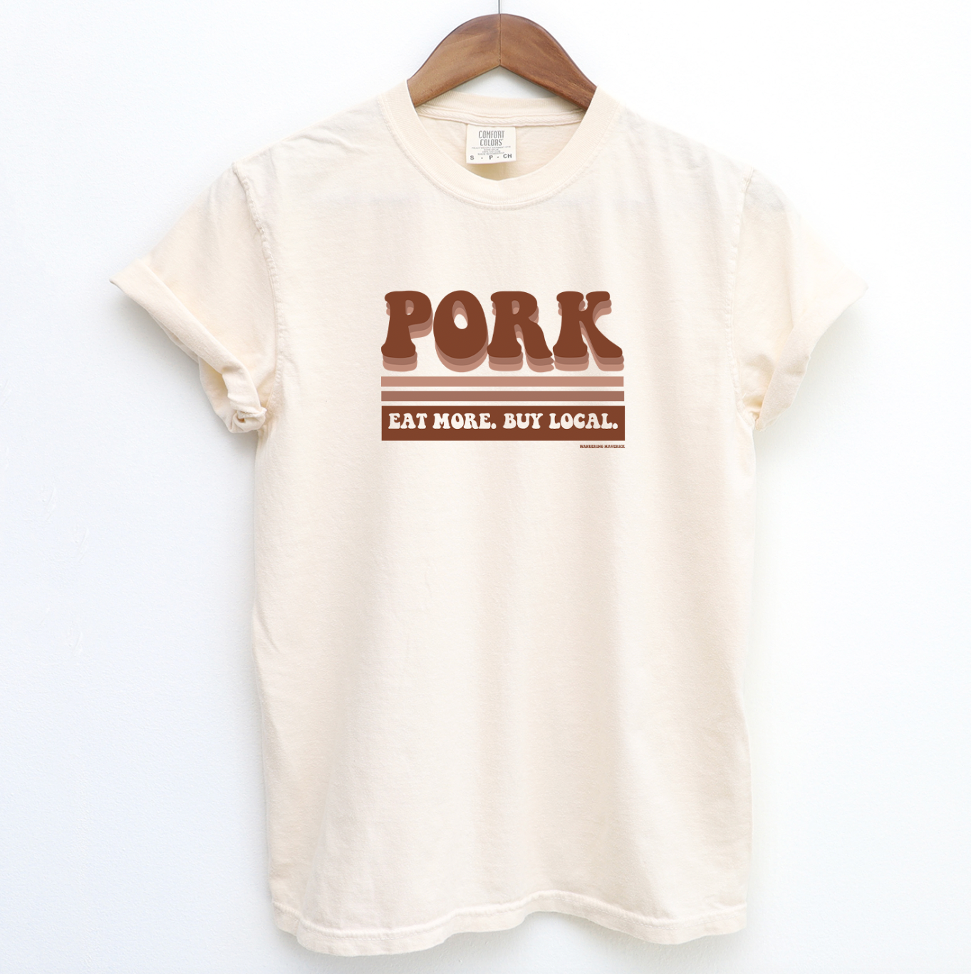 Retro Pork ComfortWash/ComfortColor T-Shirt (S-4XL) - Multiple Colors!