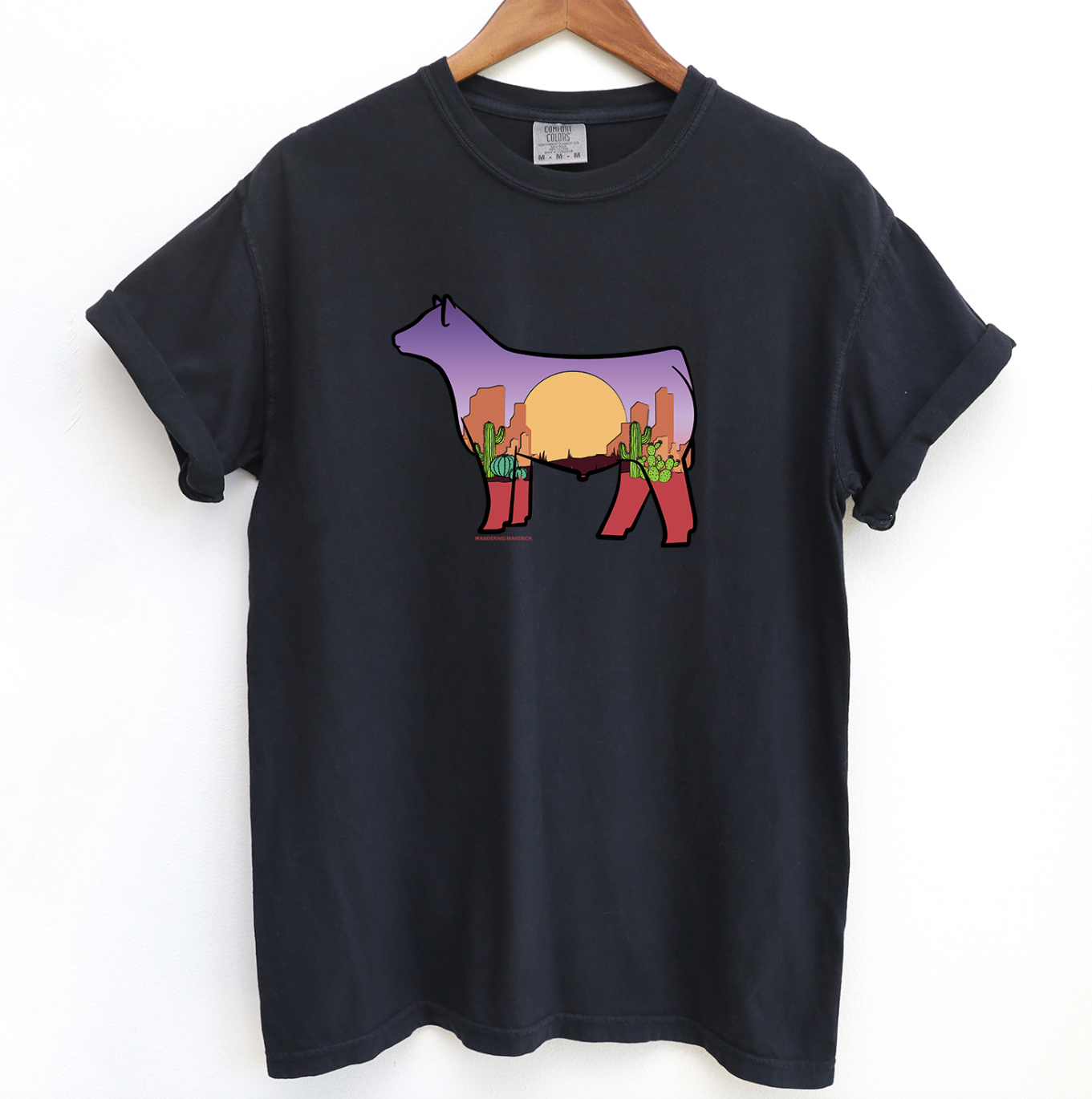 Desert Steer ComfortWash/ComfortColor T-Shirt (S-4XL) - Multiple Colors!