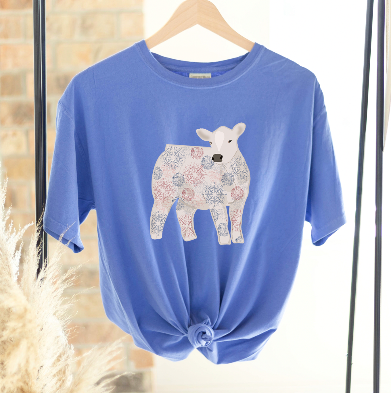 Firework Heifer ComfortWash/ComfortColor T-Shirt (S-4XL) - Multiple Colors!