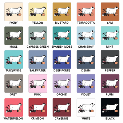 Ghost Cattle ComfortWash/ComfortColor T-Shirt (S-4XL) - Multiple Colors!