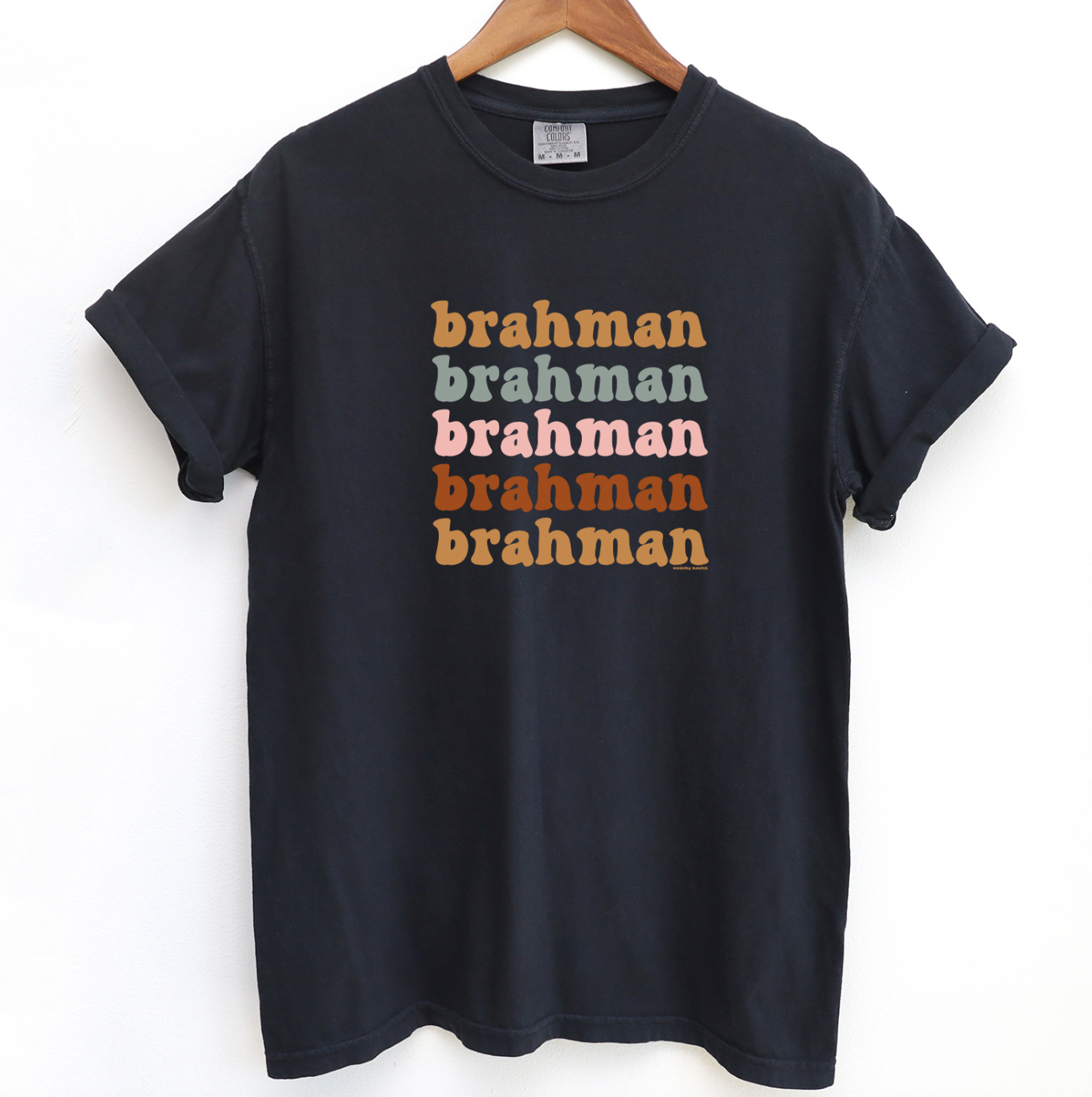 Groovy Brahman ComfortWash/ComfortColor T-Shirt (S-4XL) - Multiple Colors!