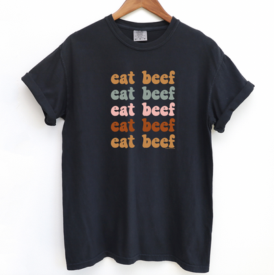 Groovy Eat Beef ComfortWash/ComfortColor T-Shirt (S-4XL) - Multiple Colors!