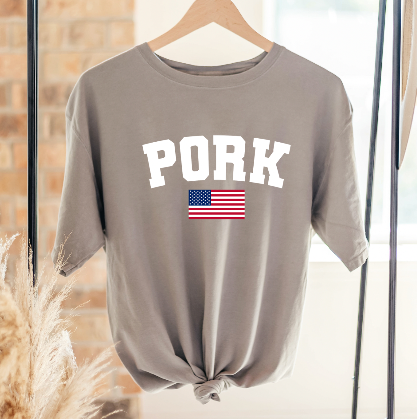Pork Flag ComfortWash/ComfortColor T-Shirt (S-4XL) - Multiple Colors!