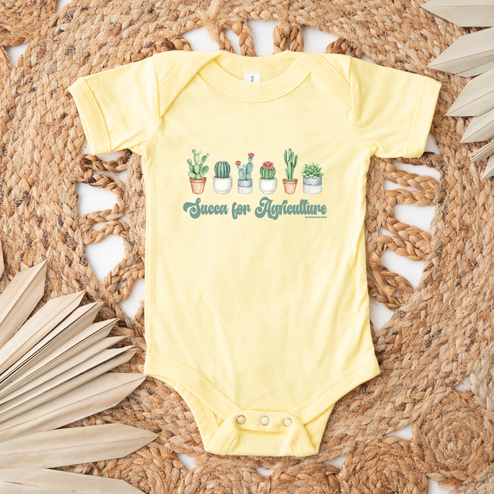 Succa For Agriculture One Piece/T-Shirt (Newborn - Youth XL) - Multiple Colors!