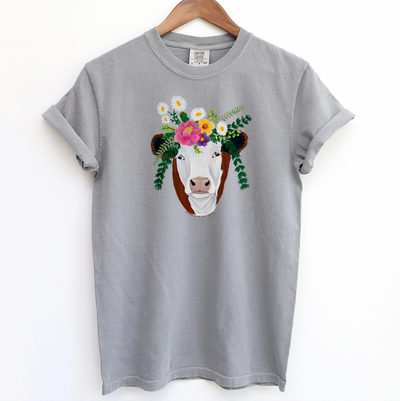 Hereford Flower ComfortWash/ComfortColor T-Shirt (S-4XL) - Multiple Colors!