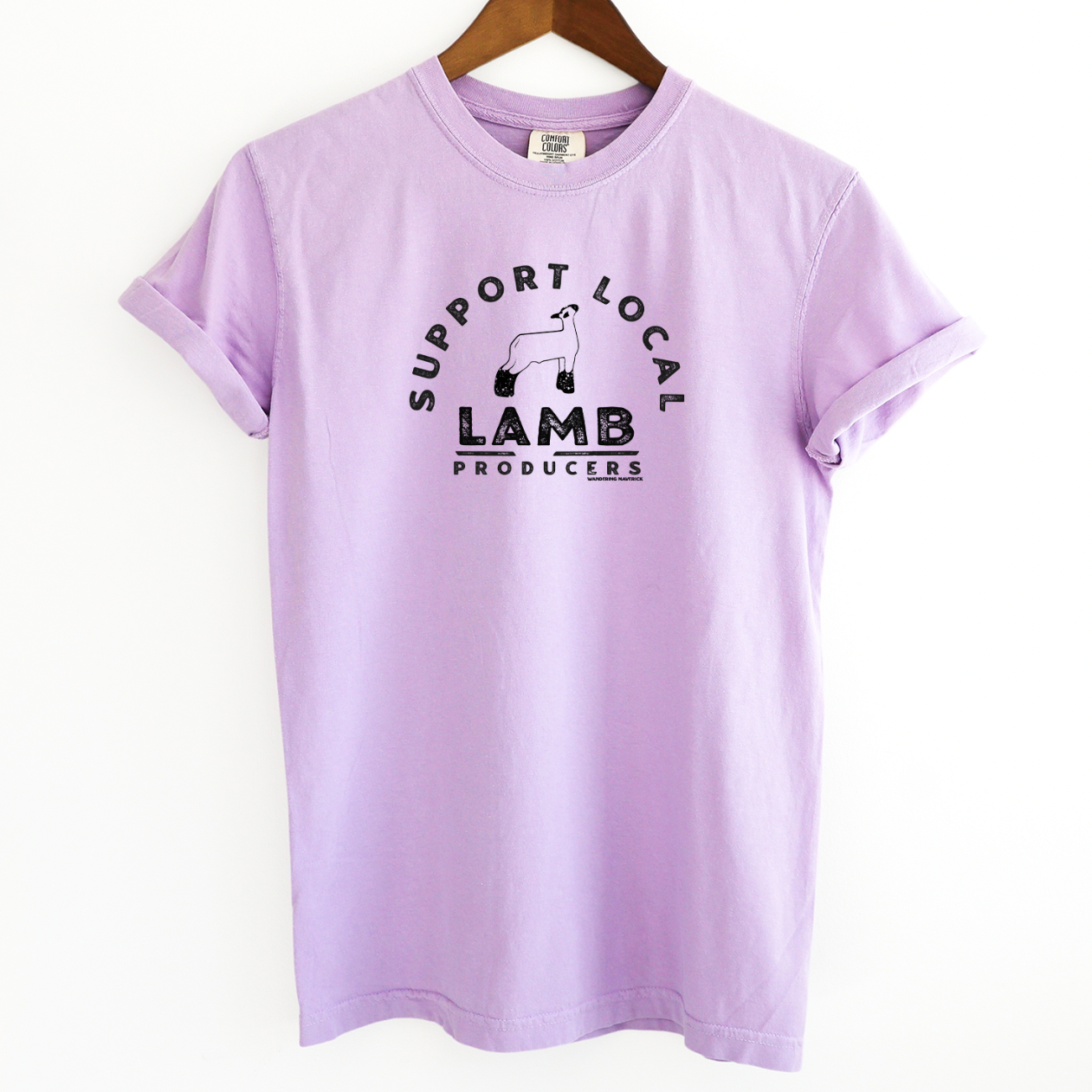 Support Local Lamb Producers ComfortWash/ComfortColor T-Shirt (S-4XL) - Multiple Colors!