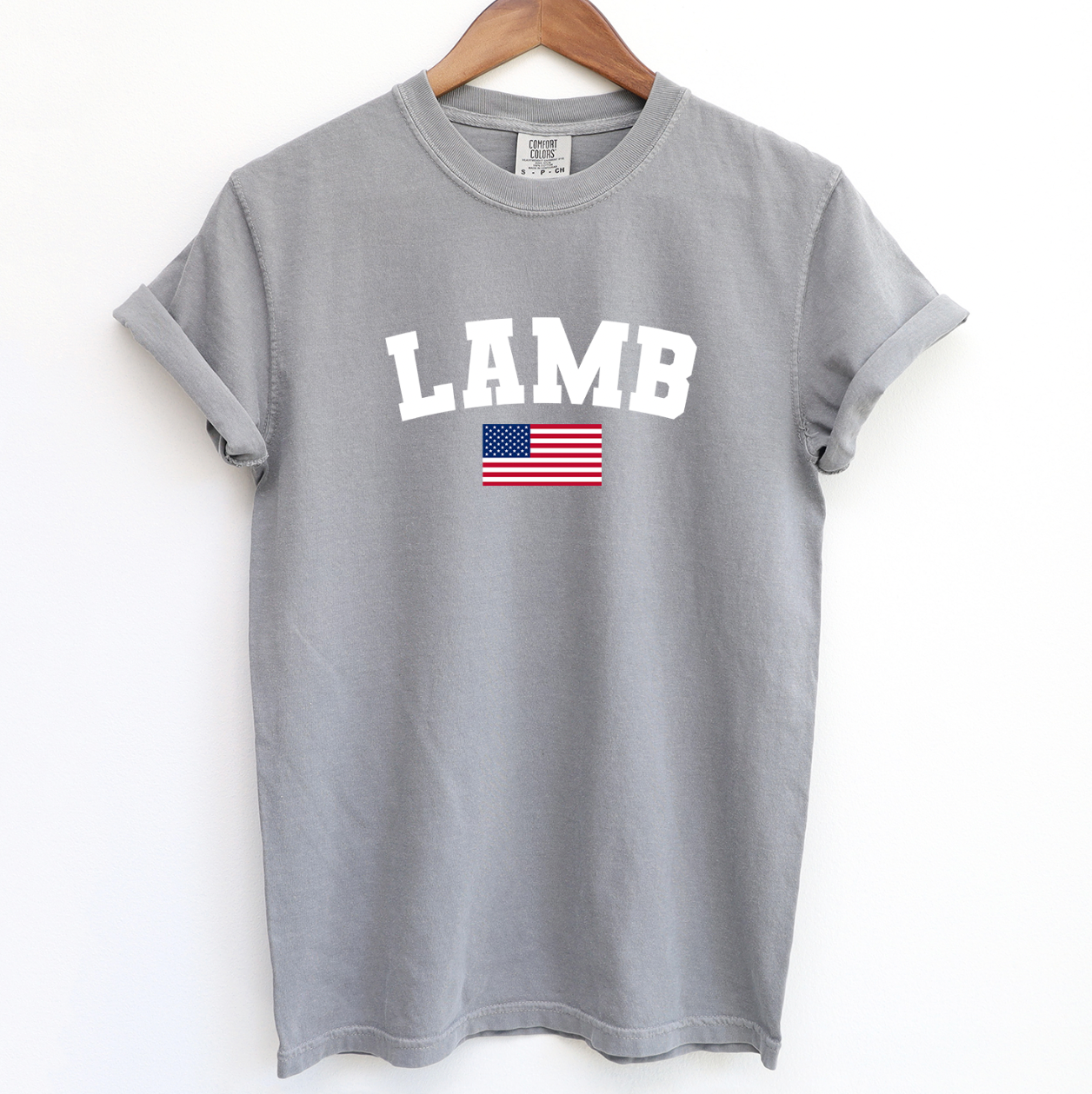 Lamb Flag ComfortWash/ComfortColor T-Shirt (S-4XL) - Multiple Colors!