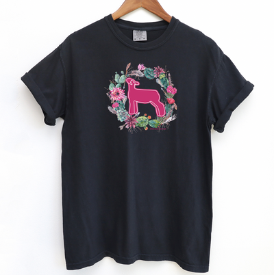 Lamb Cactus Wreath ComfortWash/ComfortColor T-Shirt (S-4XL) - Multiple Colors!