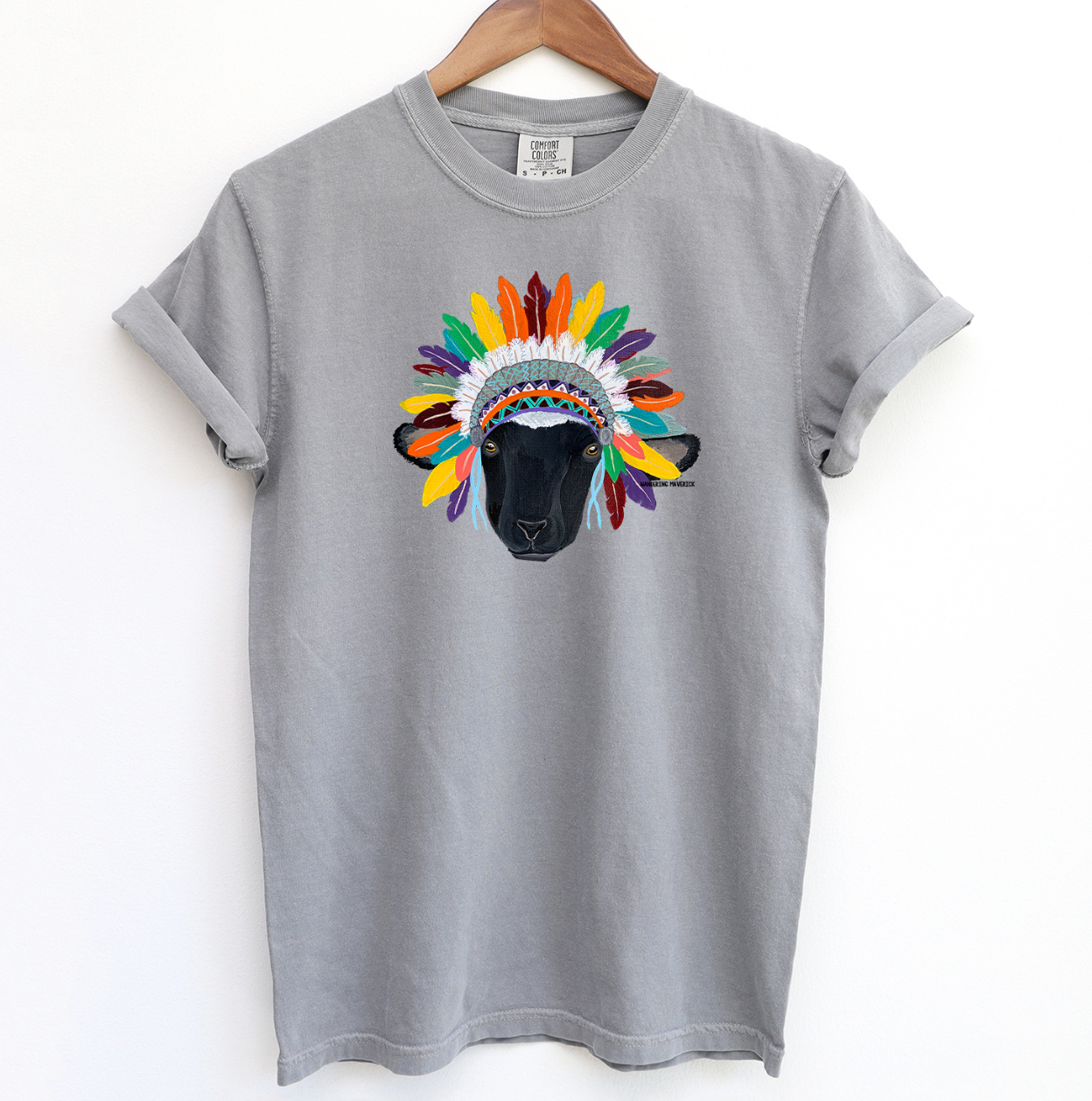 Lamb Headdress ComfortWash/ComfortColor T-Shirt (S-4XL) - Multiple Colors!