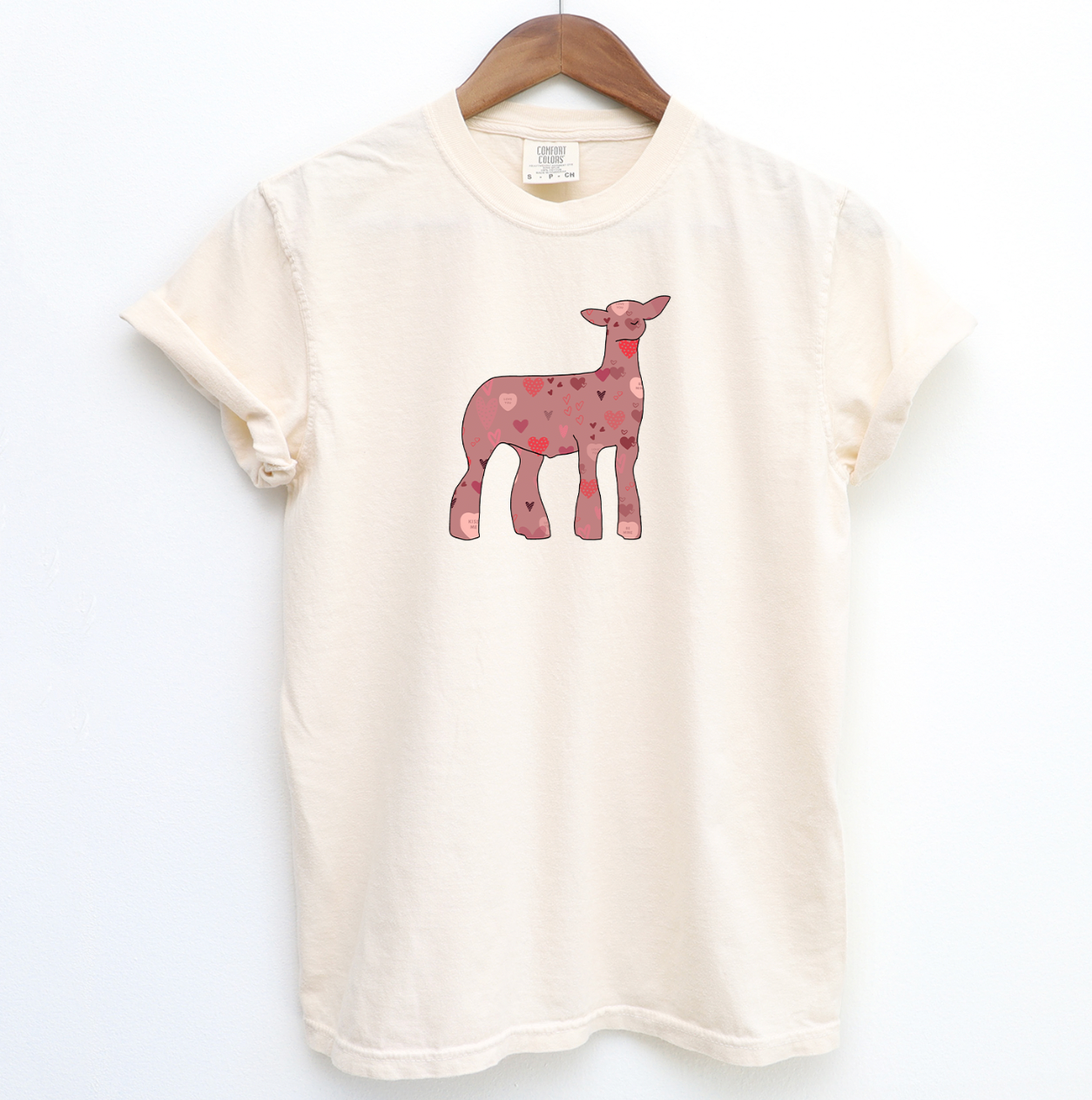 Valentines Lamb ComfortWash/ComfortColor T-Shirt (S-4XL) - Multiple Colors!