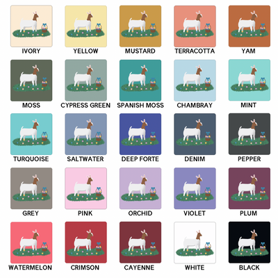 Easter Goat ComfortWash/ComfortColor T-Shirt (S-4XL) - Multiple Colors!