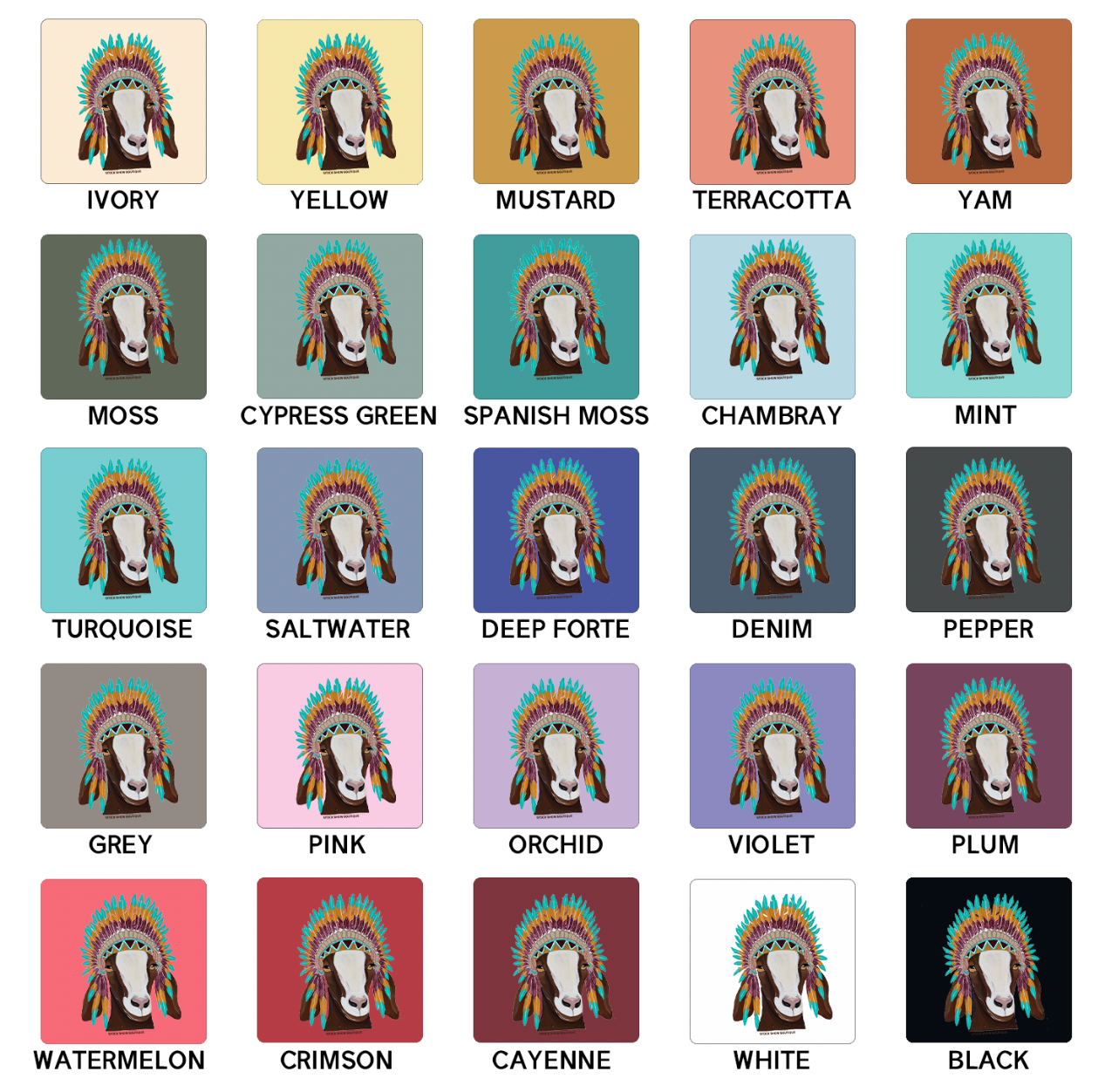 Goat Headdress ComfortWash/ComfortColor T-Shirt (S-4XL) - Multiple Colors!