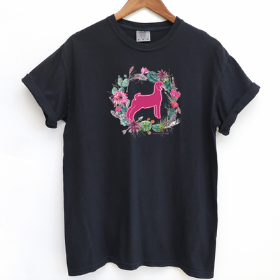 Goat Cactus Wreath ComfortWash/ComfortColor T-Shirt (S-4XL) - Multiple Colors!