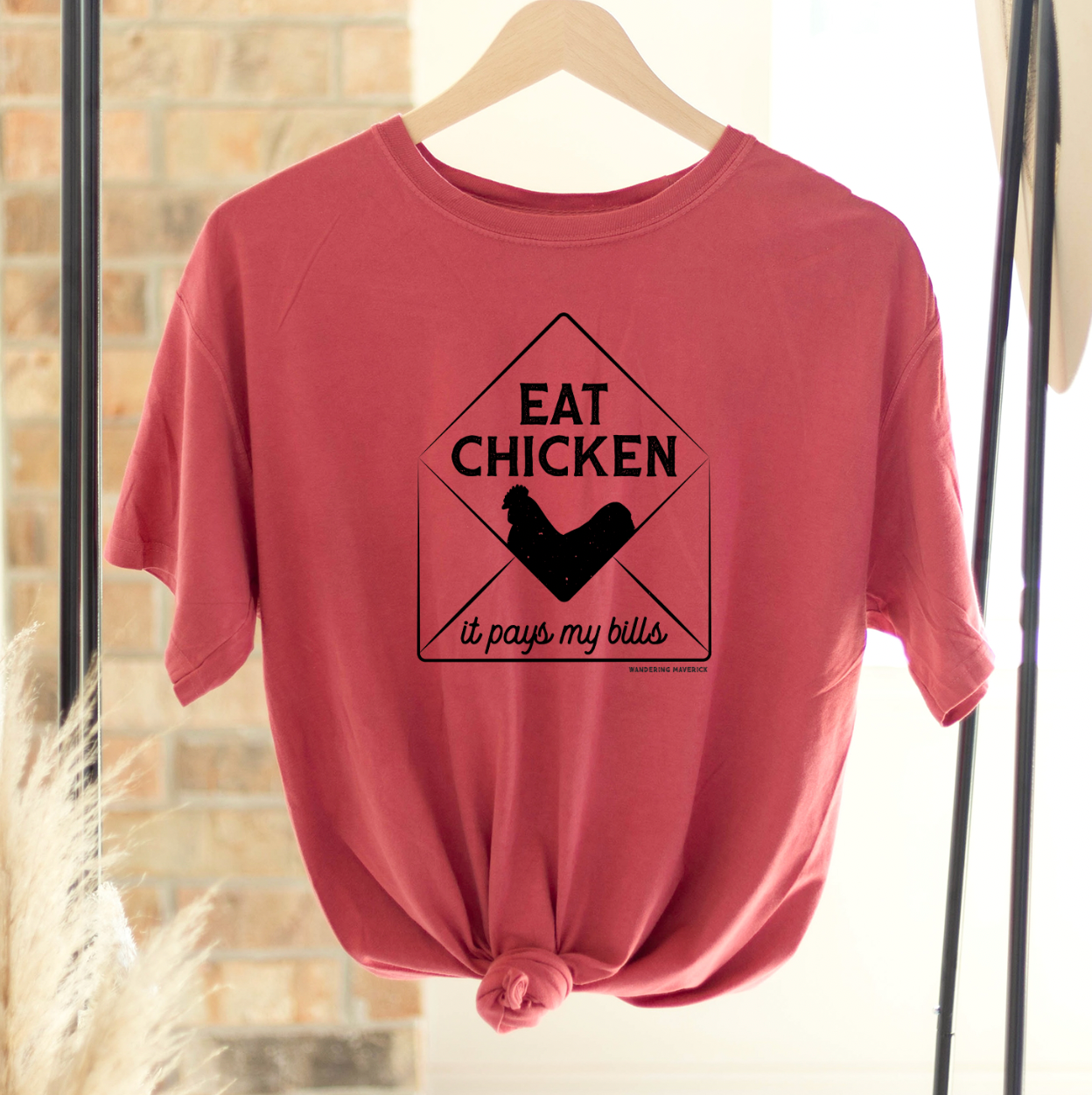 Chicken Pays My Bills ComfortWash/ComfortColor T-Shirt (S-4XL) - Multiple Colors!
