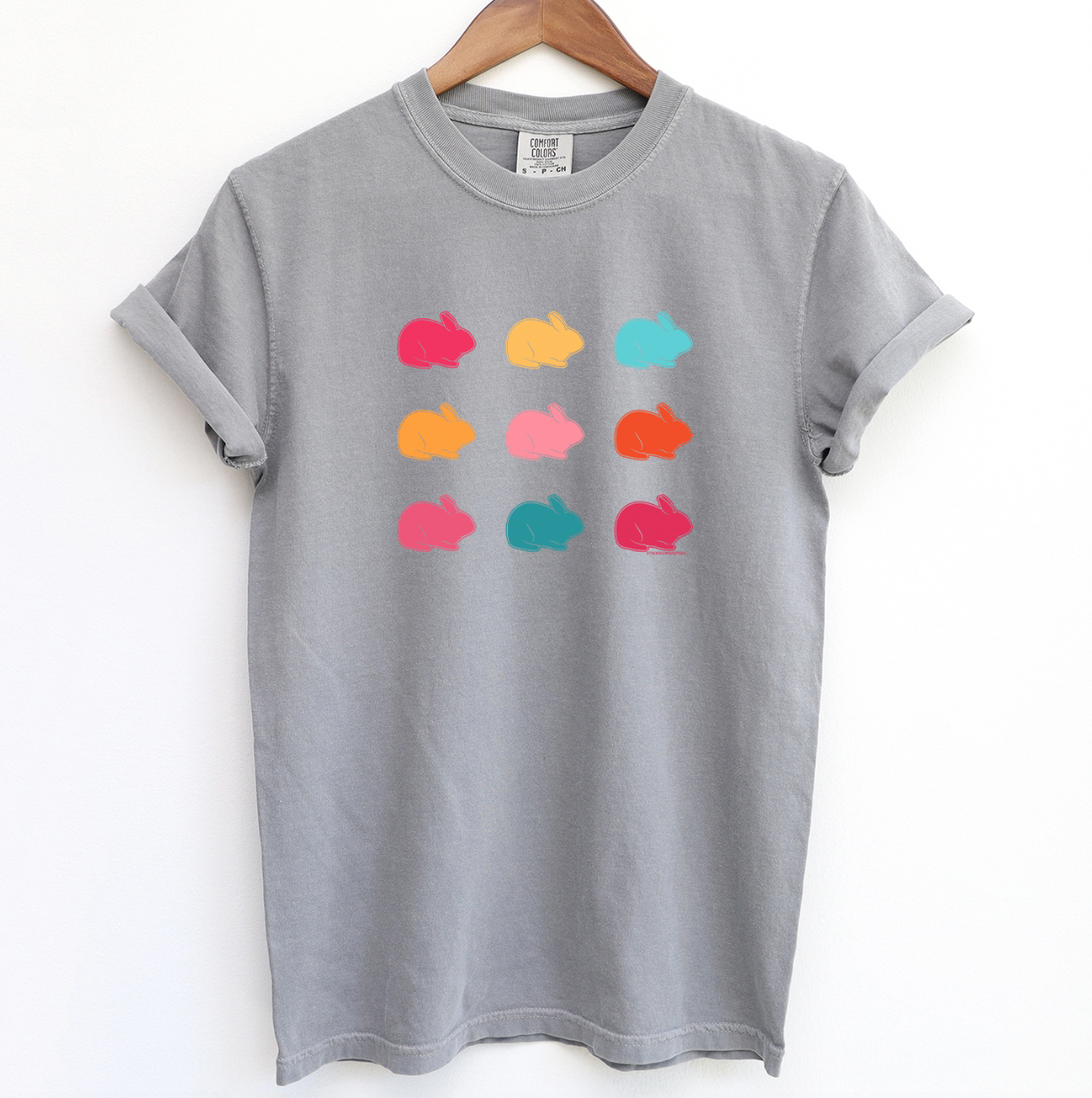 Colorful Rabbits ComfortWash/ComfortColor T-Shirt (S-4XL) - Multiple Colors!