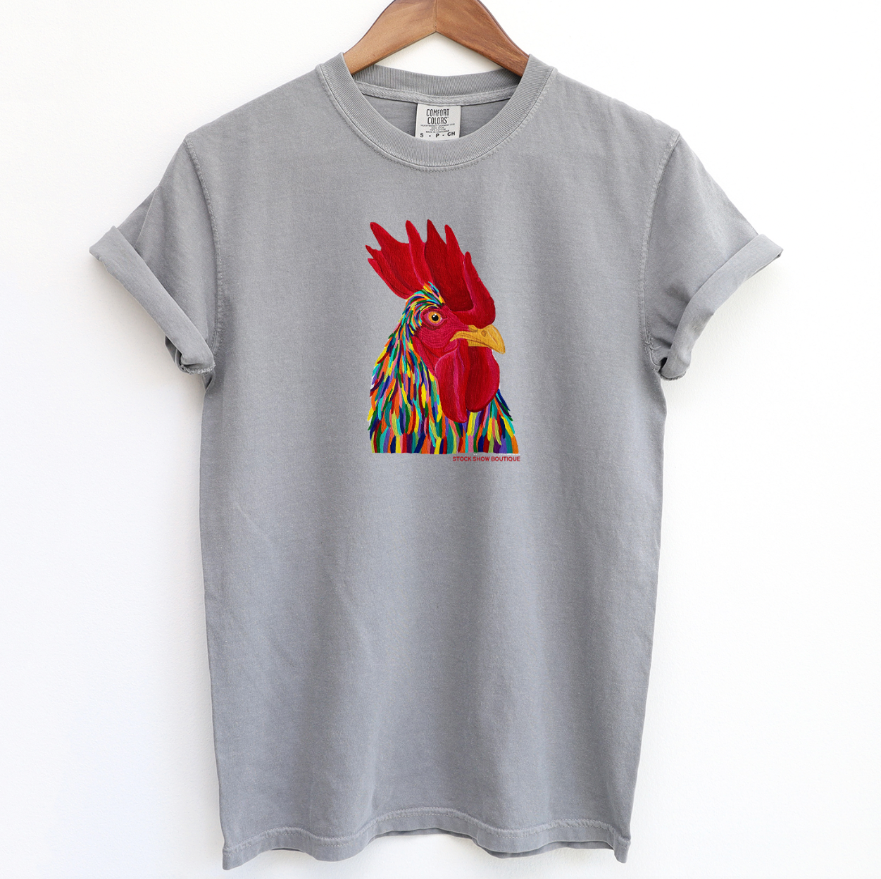 Rainbow Chicken ComfortWash/ComfortColor T-Shirt (S-4XL) - Multiple Colors!