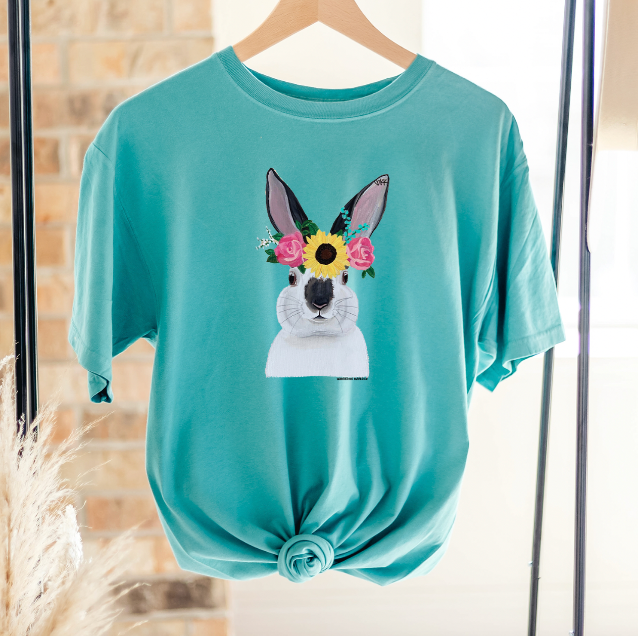 Rabbit Flower ComfortWash/ComfortColor T-Shirt (S-4XL) - Multiple Colors!