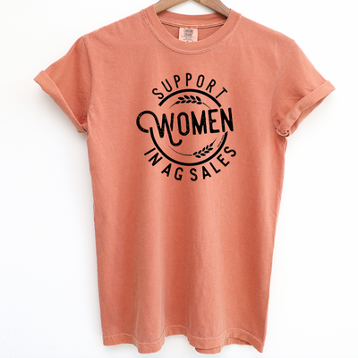 Support Women In Ag Sales ComfortWash/ComfortColor T-Shirt (S-4XL) - Multiple Colors!