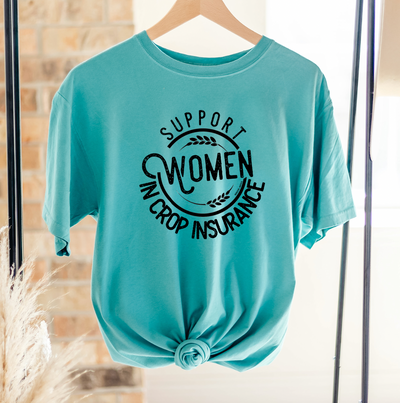 Support Women In Crop Insurance ComfortWash/ComfortColor T-Shirt (S-4XL) - Multiple Colors!