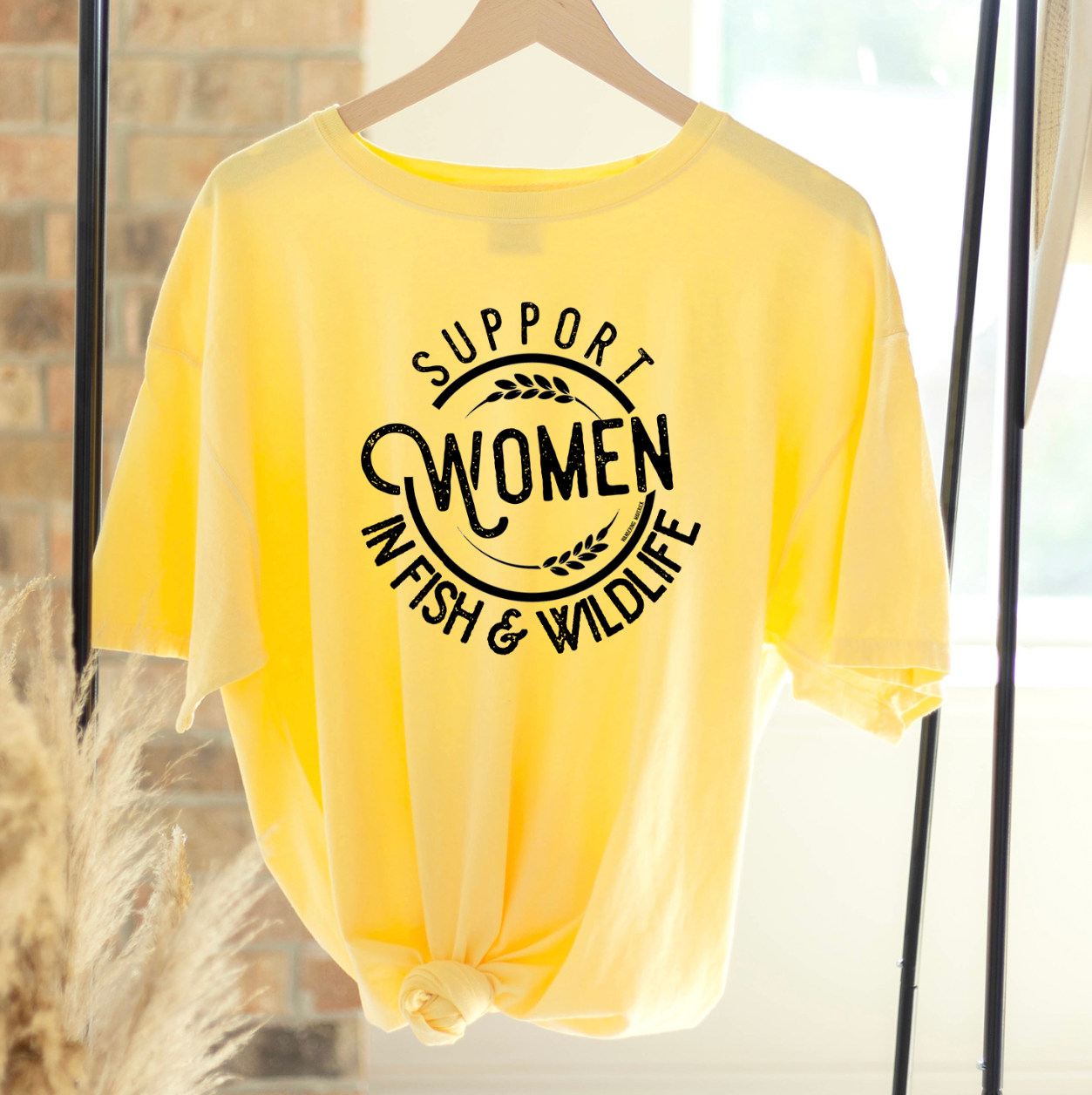 Support Women In Fish & Wildlife ComfortWash/ComfortColor T-Shirt (S-4XL) - Multiple Colors!