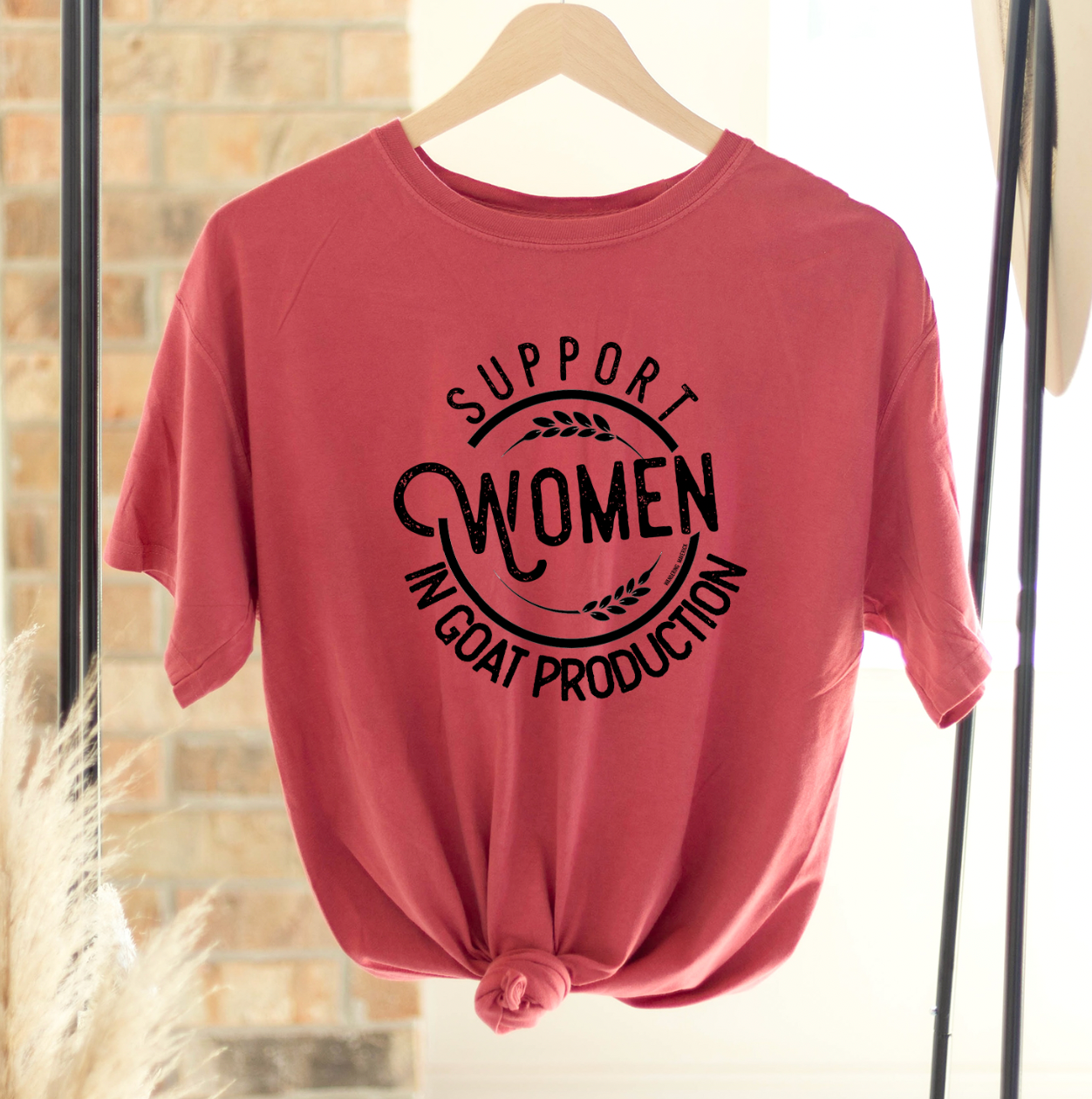 Support Women In Goat Production ComfortWash/ComfortColor T-Shirt (S-4XL) - Multiple Colors!