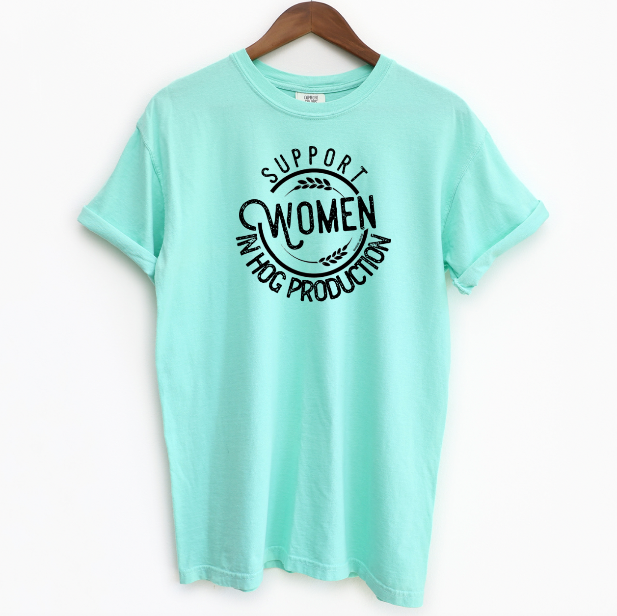 Support Women In Hog Production ComfortWash/ComfortColor T-Shirt (S-4XL) - Multiple Colors!