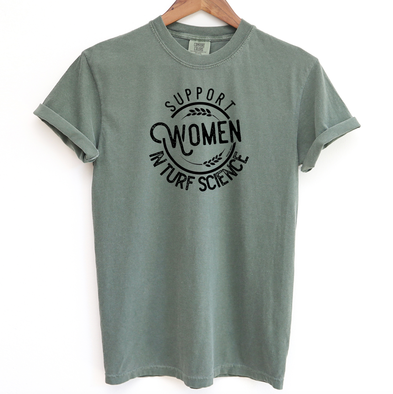 Support Women In Turf Science ComfortWash/ComfortColor T-Shirt (S-4XL) - Multiple Colors!