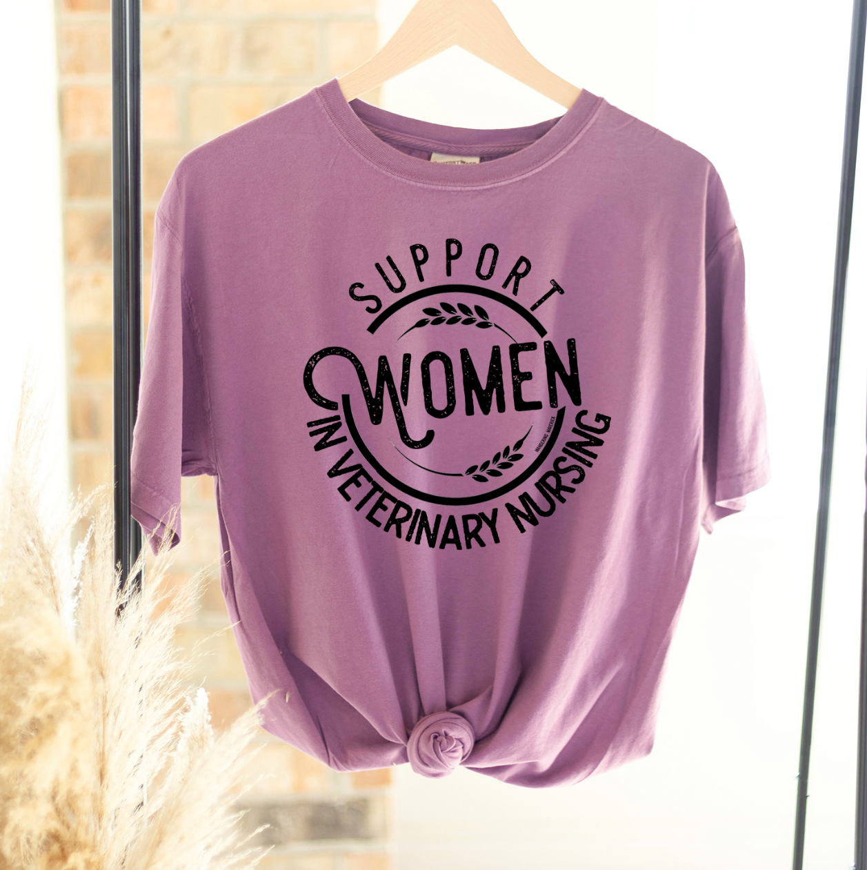 Support Women In Veterinary Nursing ComfortWash/ComfortColor T-Shirt (S-4XL) - Multiple Colors!