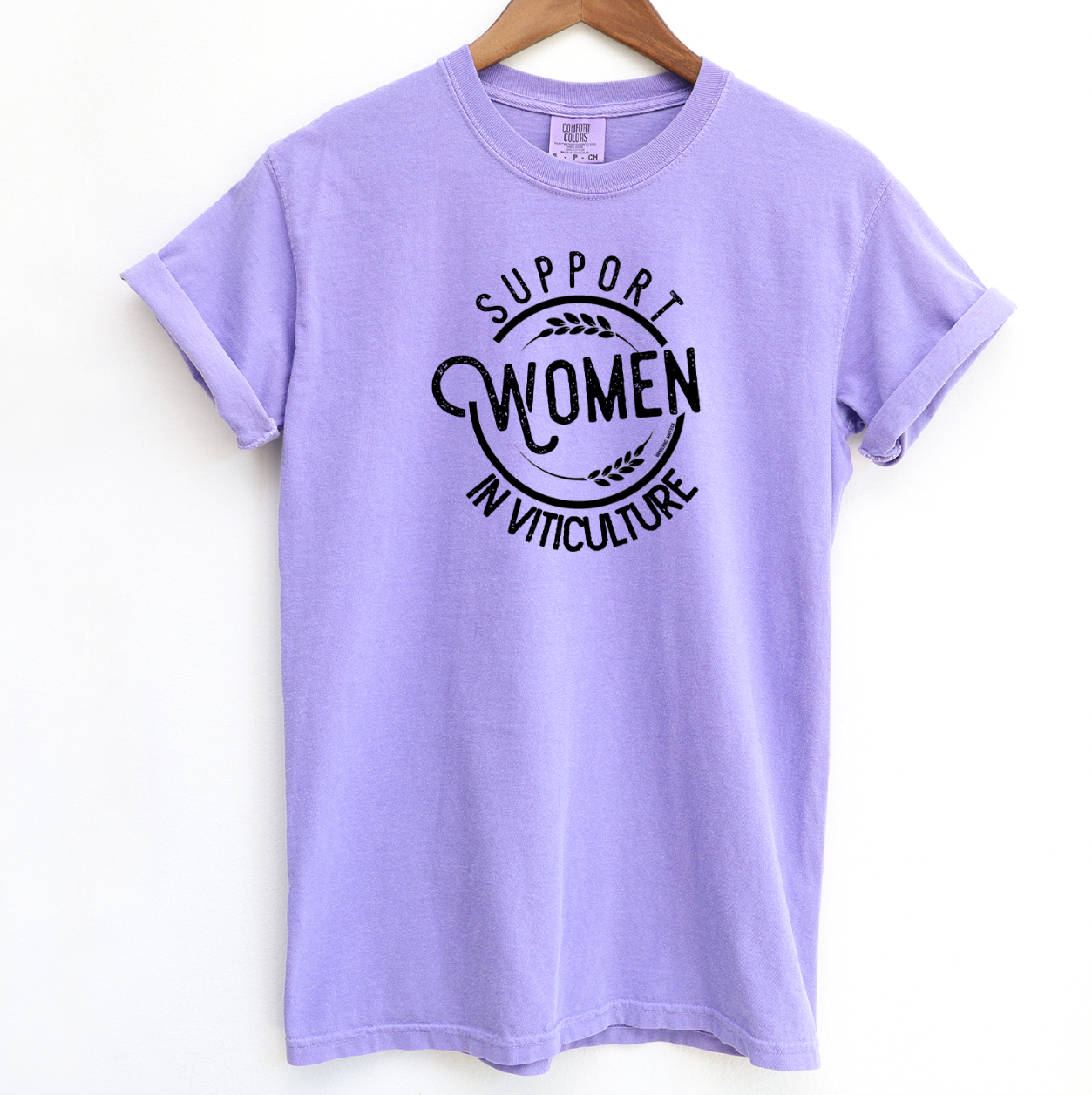 Support Women In Viticulture ComfortWash/ComfortColor T-Shirt (S-4XL) - Multiple Colors!