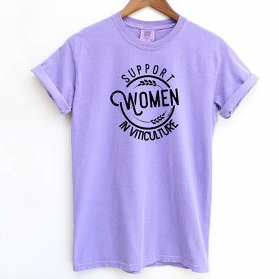 Support Women In Viticulture ComfortWash/ComfortColor T-Shirt (S-4XL) - Multiple Colors!